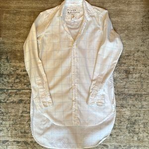 Frank & Eileenbutton up/dress EUC Size Small 🥼👙👖🩴👒 coastal grandmother